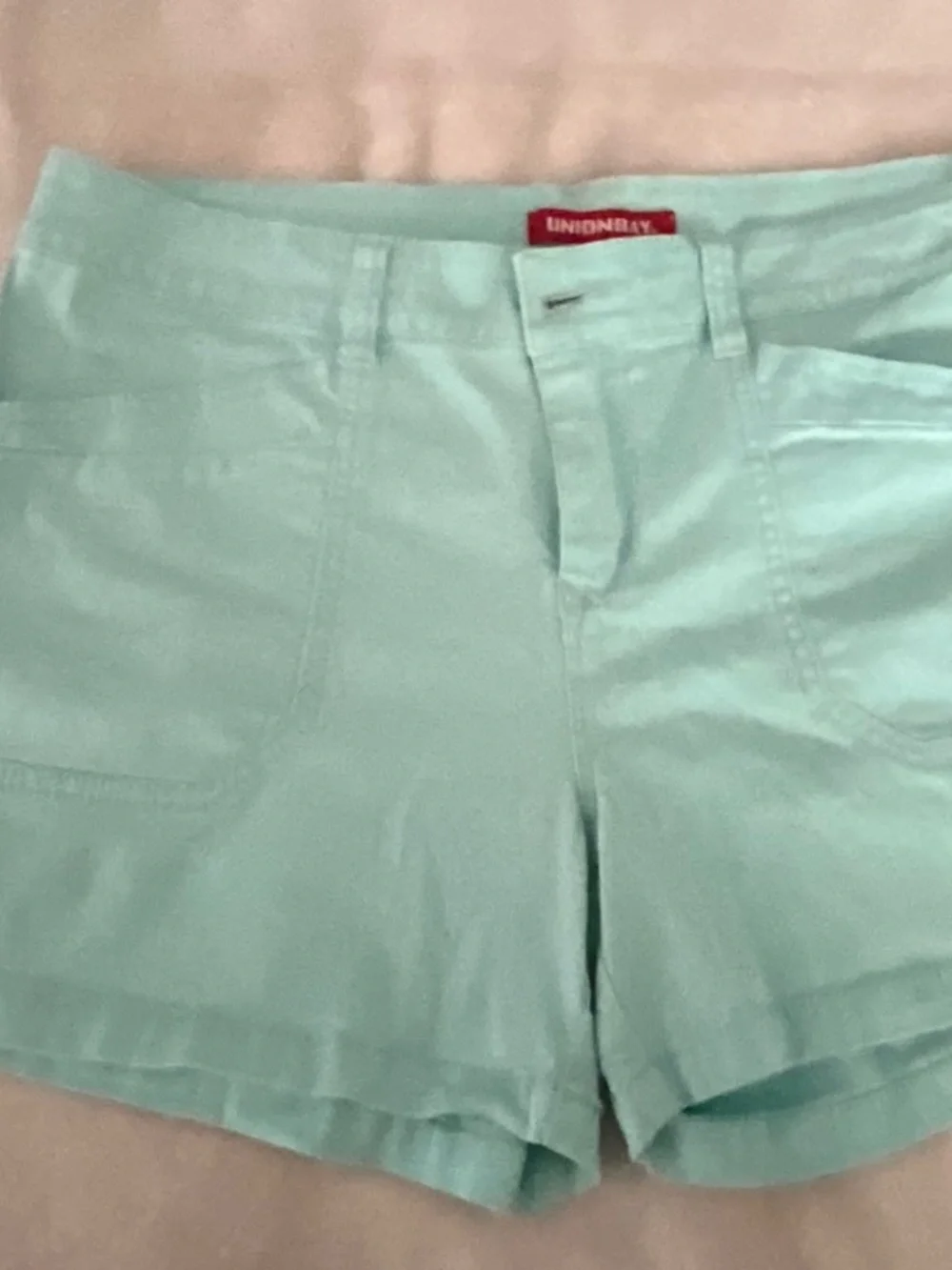 Unionbay • Seafoam Stretch Cotton Shorts • Size 15 - Picture 7 of 8